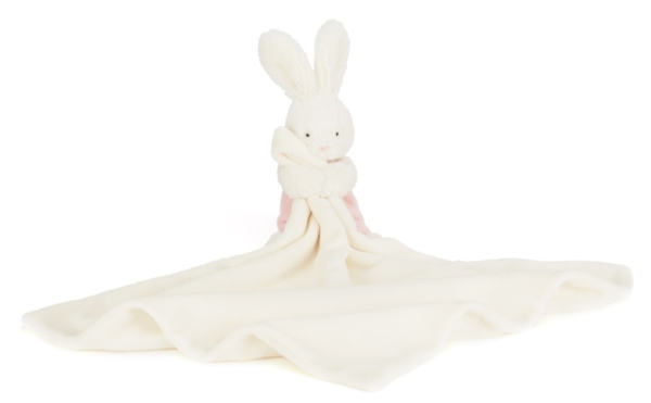 Jellycat Doudou Lapin Rose Sleepy Velvet